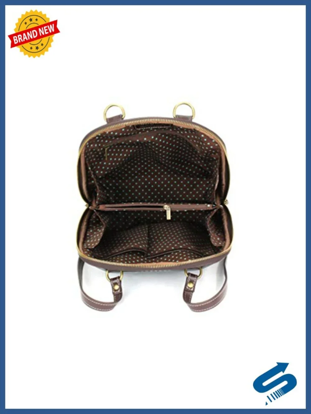 Convertible Backpack Purse with Adjustable Strap - Faux Leather Canvas